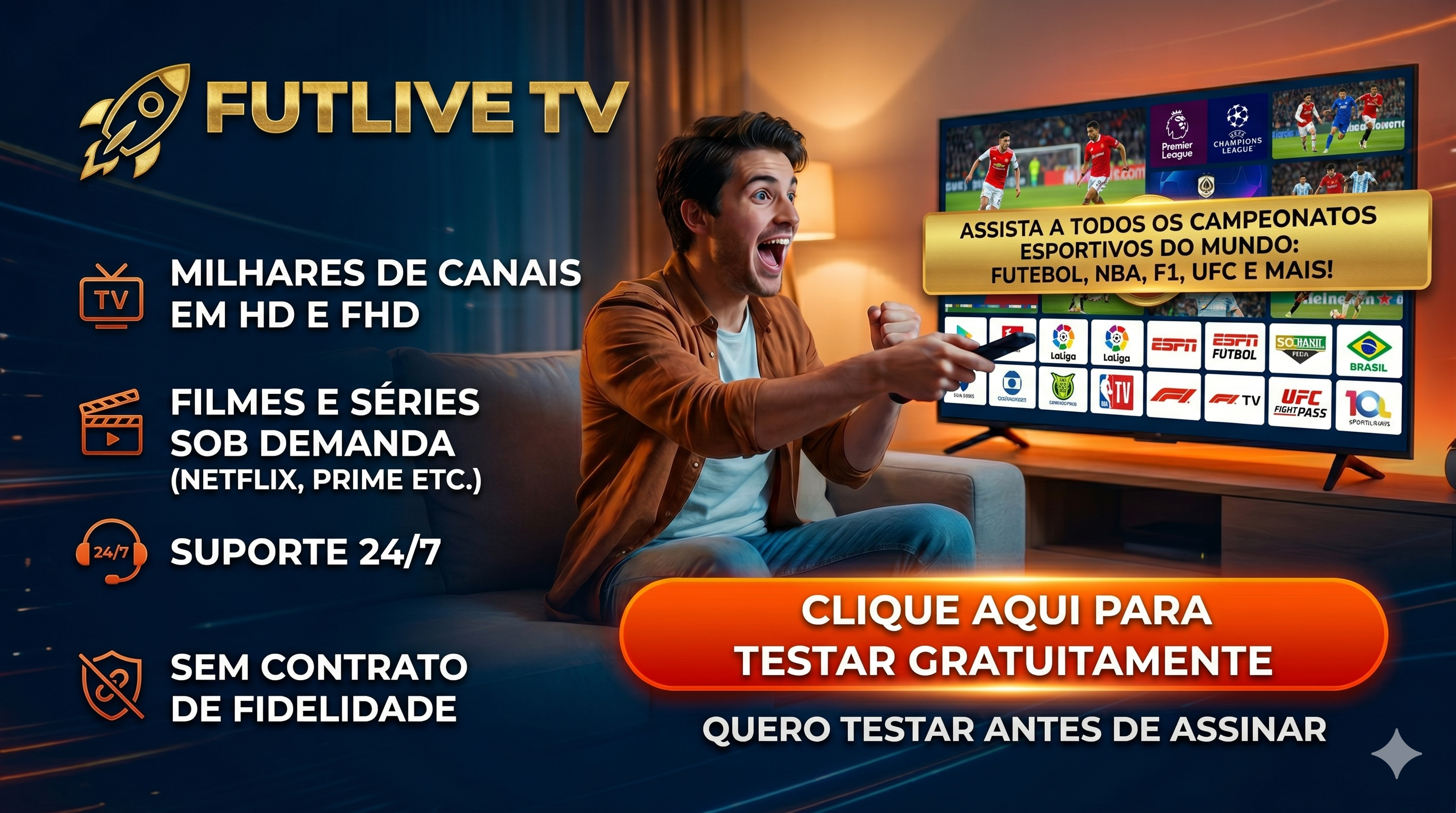 Teste IPTV grátis